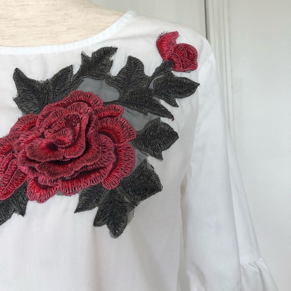 White Poplin dress - Picture 4 of 4